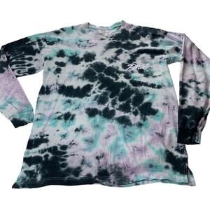 Pink Victoria Secret Womens Tie Dye Long Sleeve Shirt Size XS​​​​